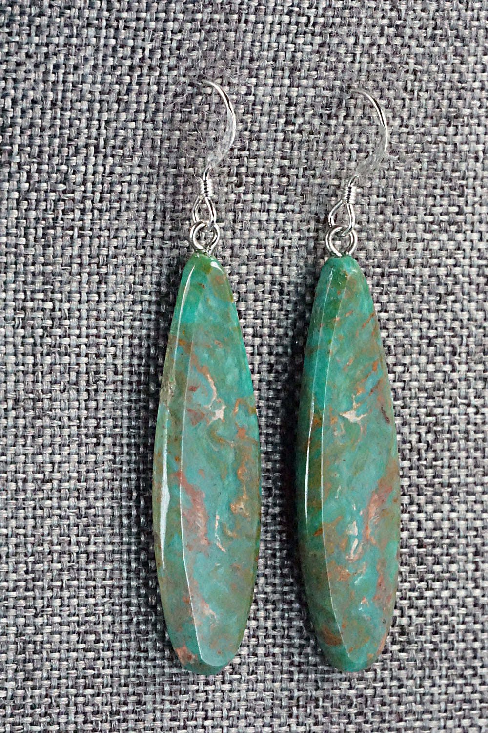 Turquoise & Sterling Silver Earrings - Tammy Nolcot