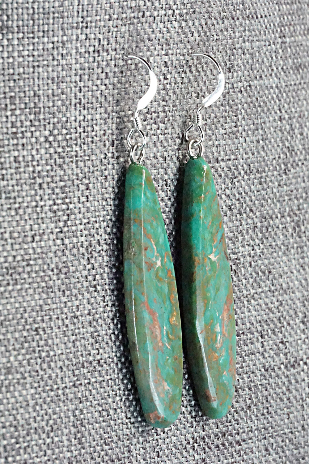 Turquoise & Sterling Silver Earrings - Tammy Nolcot