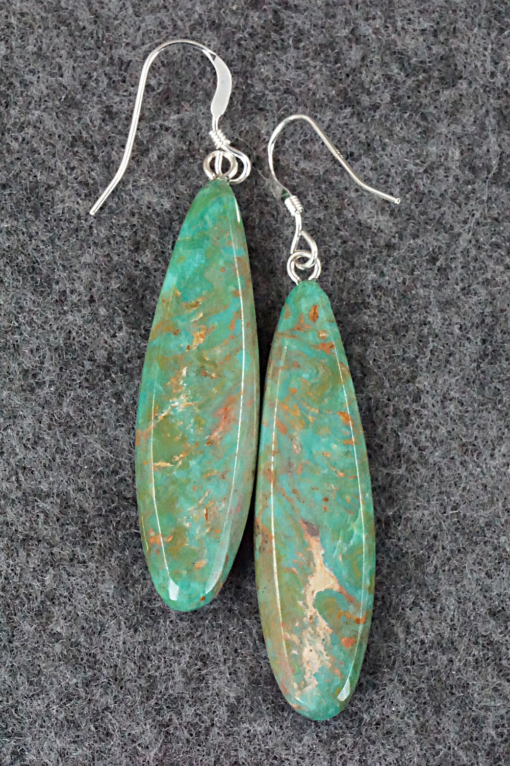 Turquoise & Sterling Silver Earrings - Tammy Nolcot