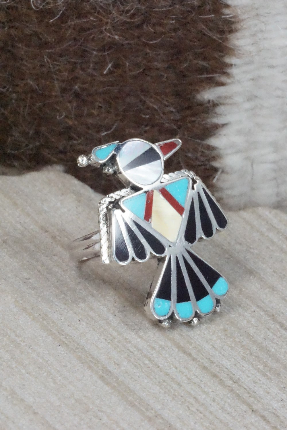 Multi Stone & Sterling Silver Inlay Jewelry Set - Adrian Wallace