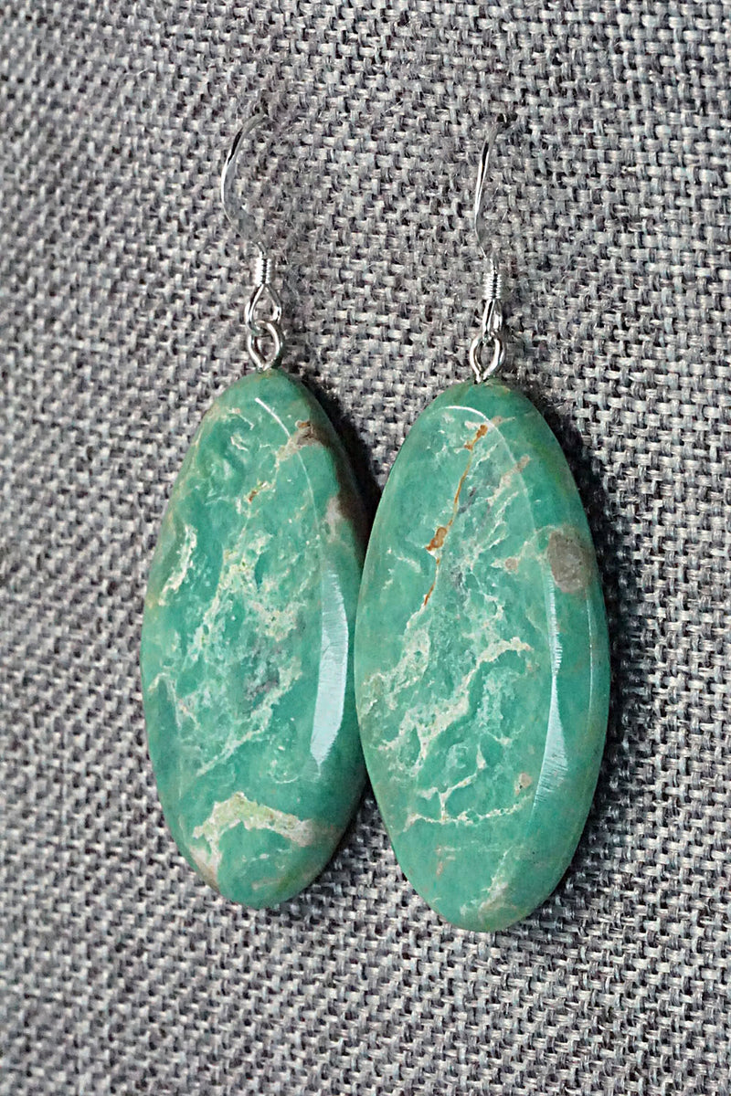 Turquoise & Sterling Silver Earrings - Tammy Nolcot