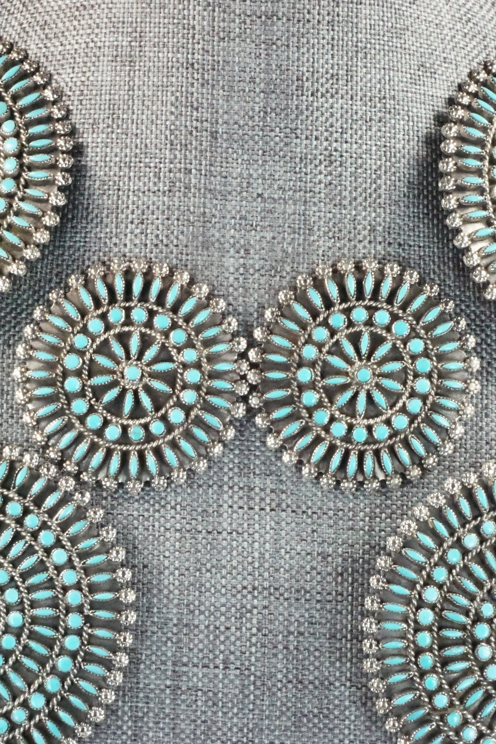 Turquoise & Sterling Silver Jewelry Set - Merlinda Chavez