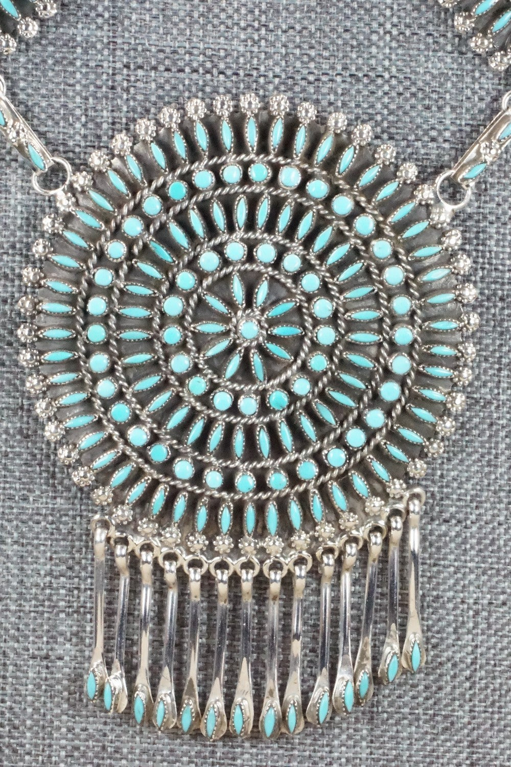 Turquoise & Sterling Silver Jewelry Set - Merlinda Chavez