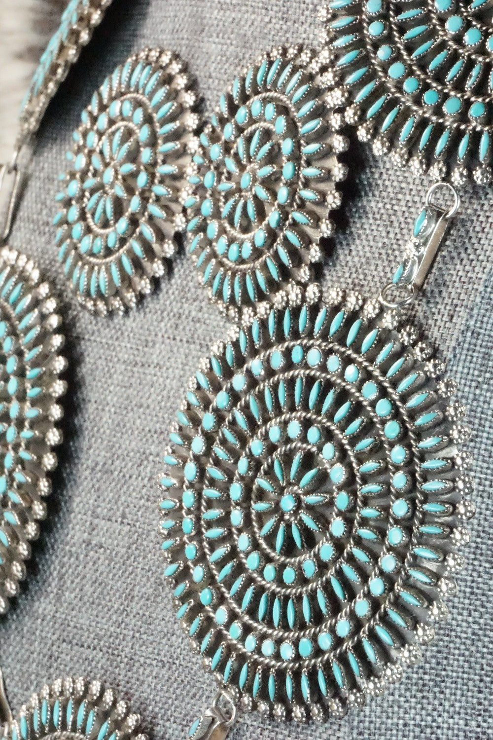 Turquoise & Sterling Silver Jewelry Set - Merlinda Chavez