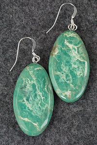 Turquoise & Sterling Silver Earrings - Tammy Nolcot