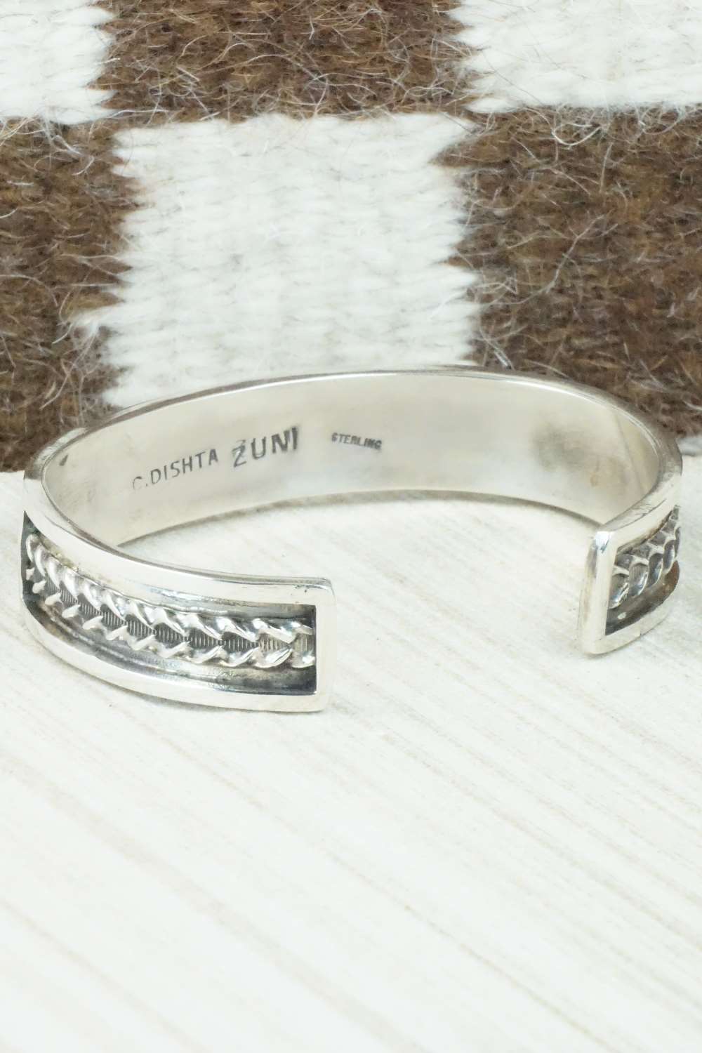 Multi Stone & Sterling Silver Inlay Bracelet - Charlotte Dishta