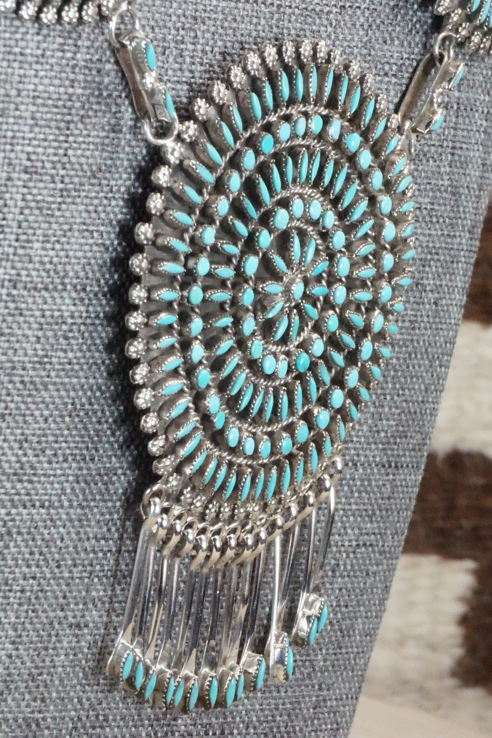 Turquoise & Sterling Silver Jewelry Set - Merlinda Chavez