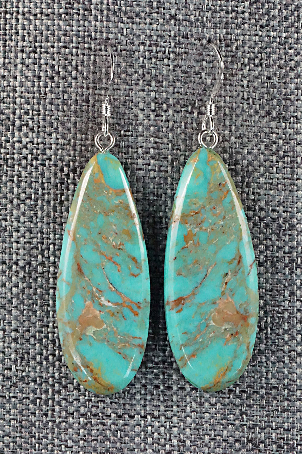 Turquoise & Sterling Silver Earrings - Tammy Nolcot