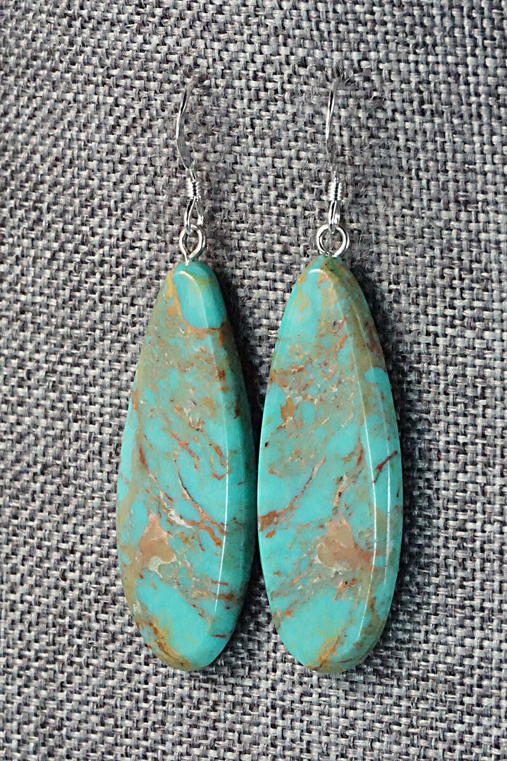 Turquoise & Sterling Silver Earrings - Tammy Nolcot