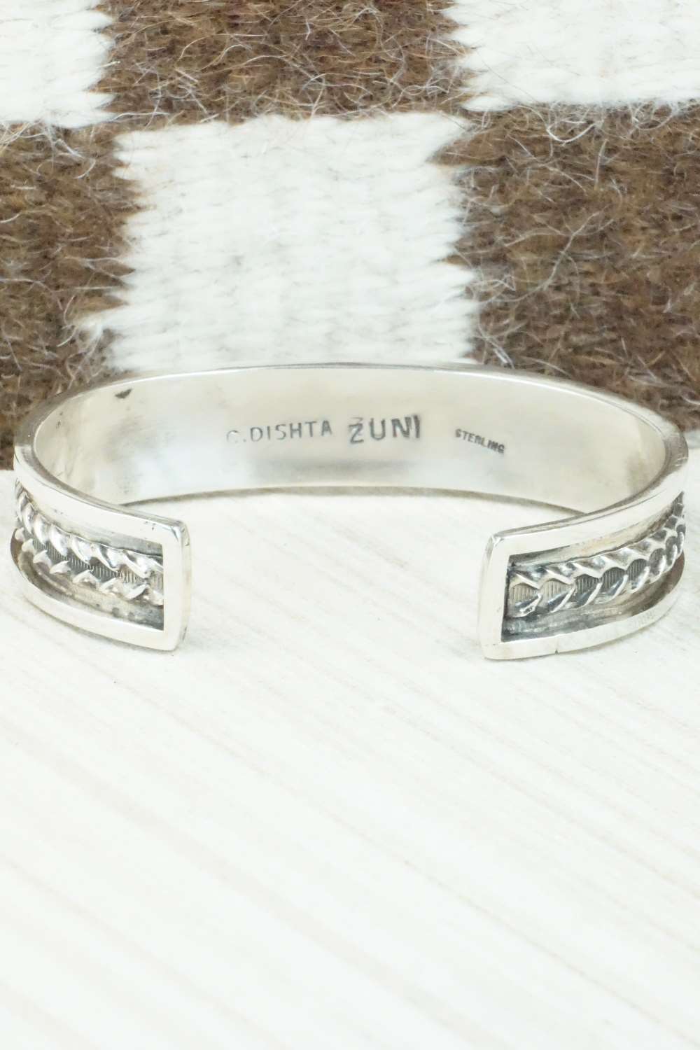 Multi Stone & Sterling Silver Inlay Bracelet - Charlotte Dishta