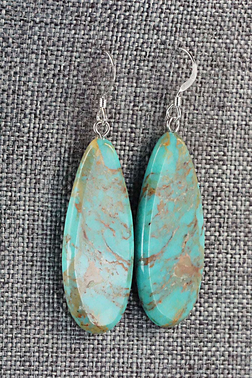 Turquoise & Sterling Silver Earrings - Tammy Nolcot