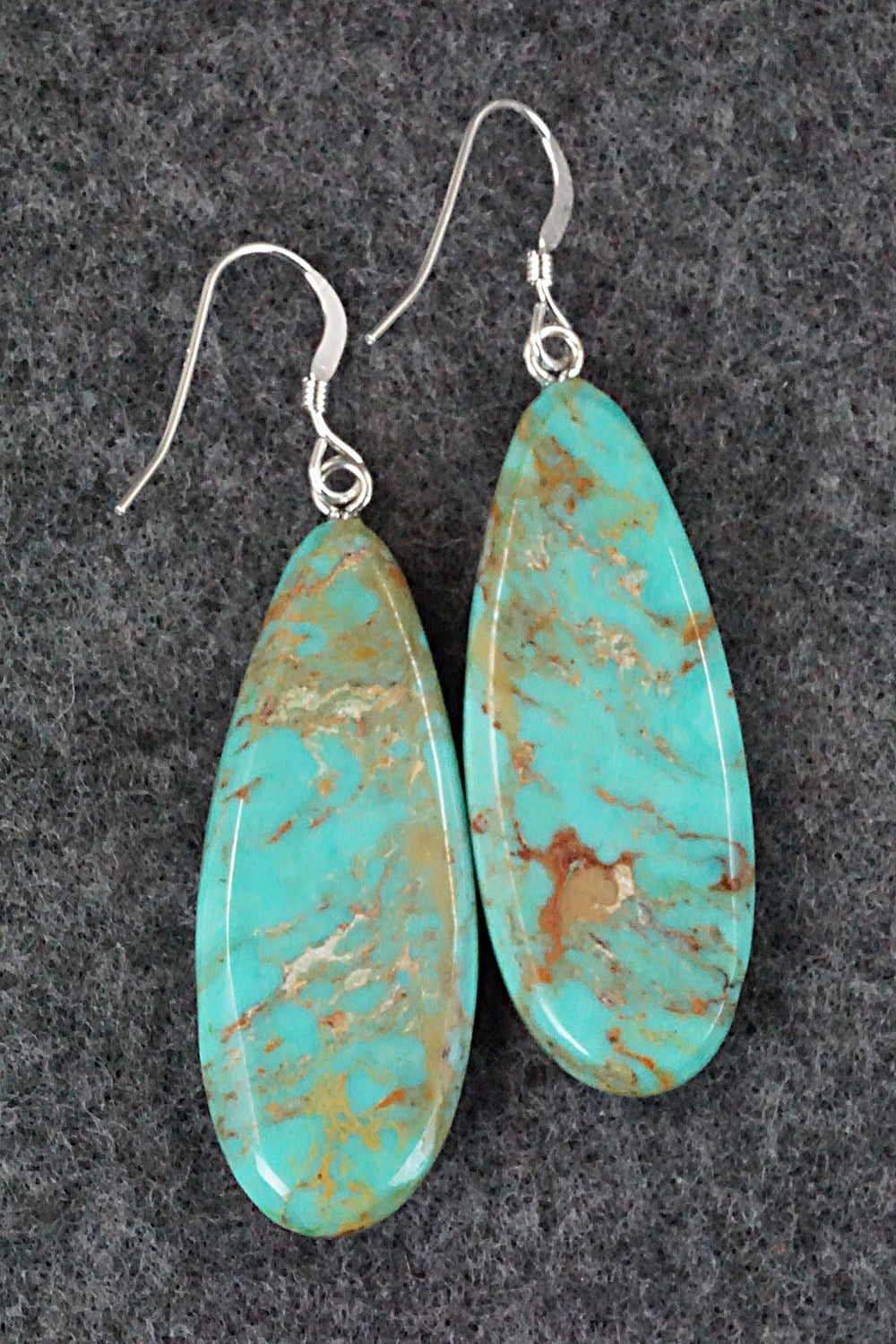 Turquoise & Sterling Silver Earrings - Tammy Nolcot