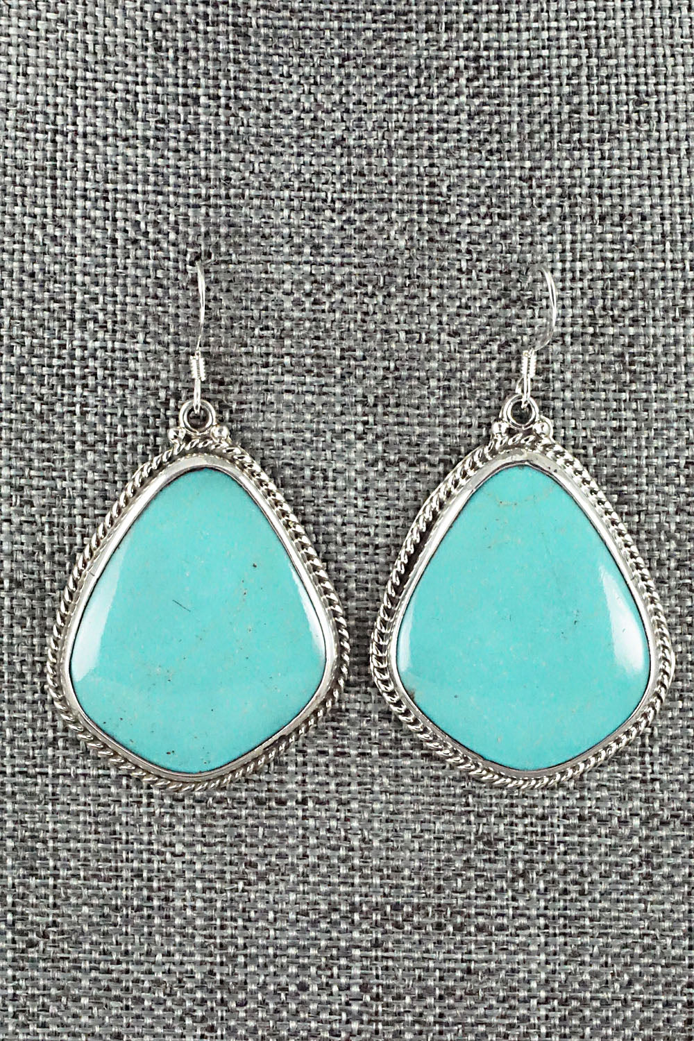 Turquoise & Sterling Silver Earrings - Annie Spencer