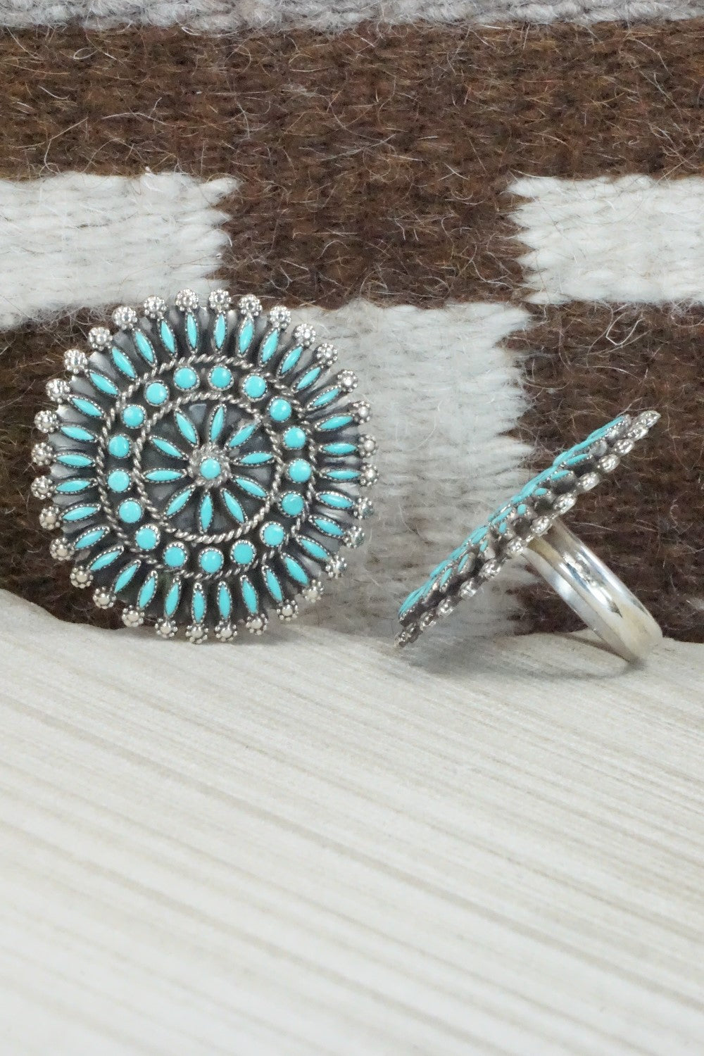 Turquoise & Sterling Silver Jewelry Set - Merlinda Chavez