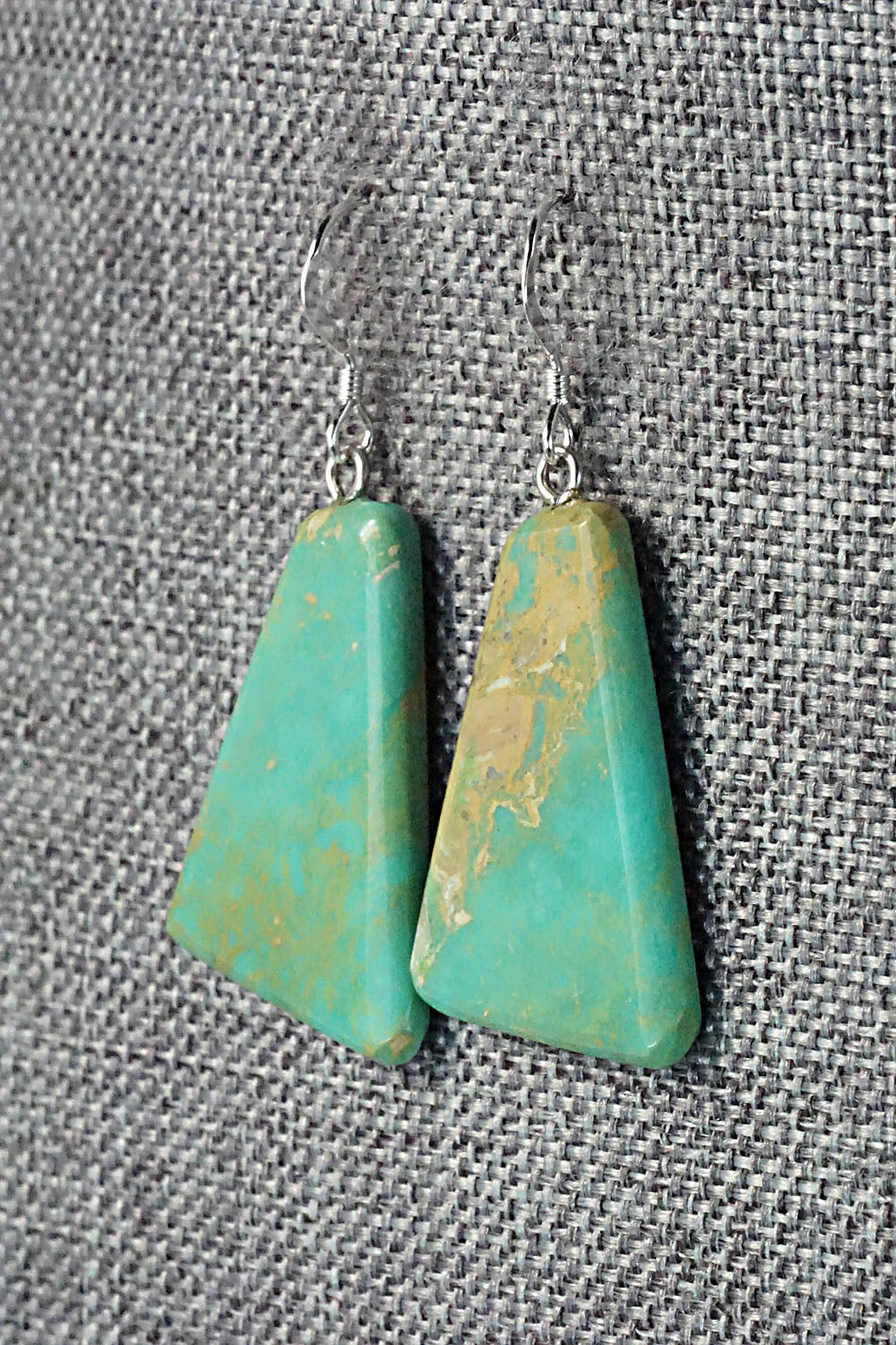 Turquoise & Sterling Silver Earrings - Tammy Nolcot