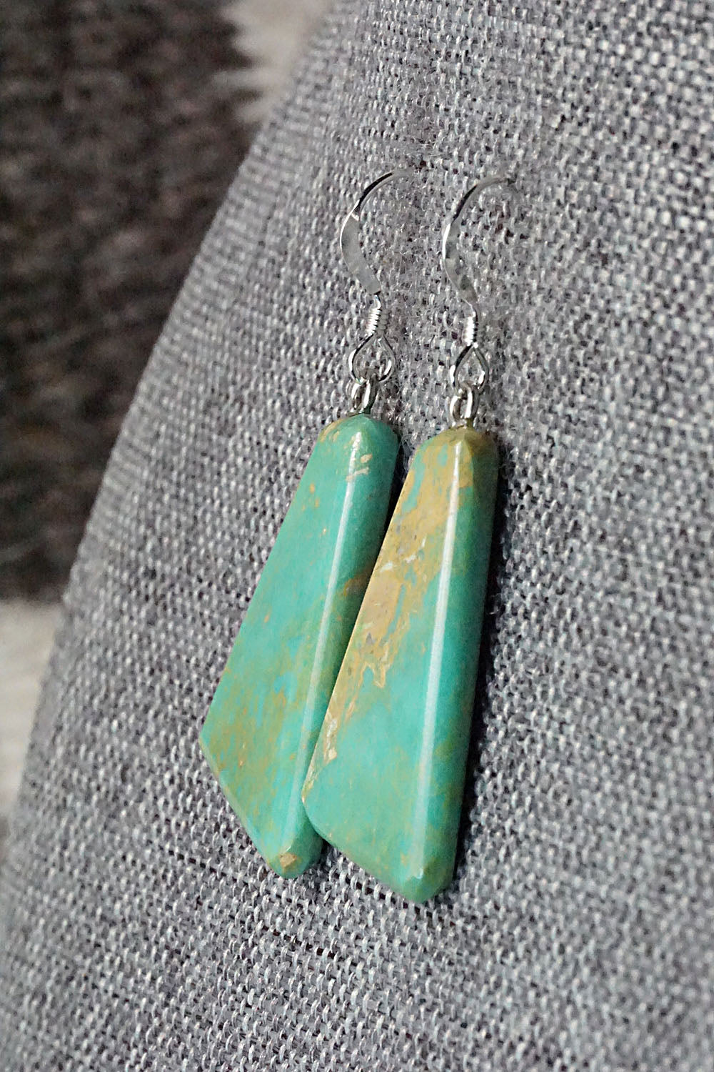 Turquoise & Sterling Silver Earrings - Tammy Nolcot