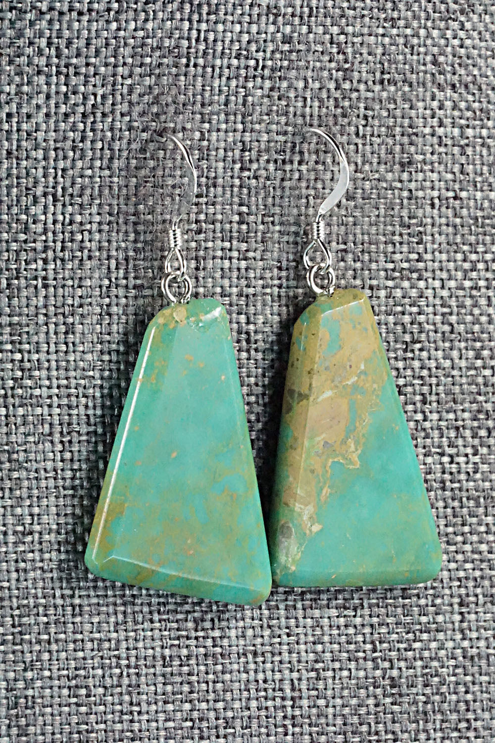 Turquoise & Sterling Silver Earrings - Tammy Nolcot