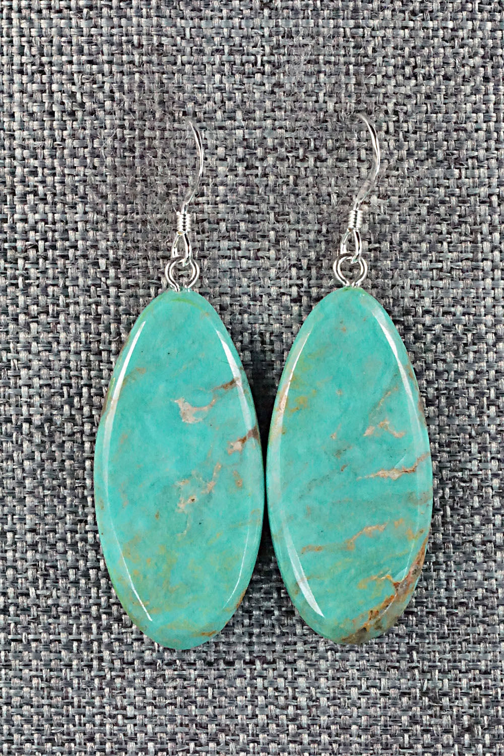 Turquoise & Sterling Silver Earrings - Tammy Nolcot