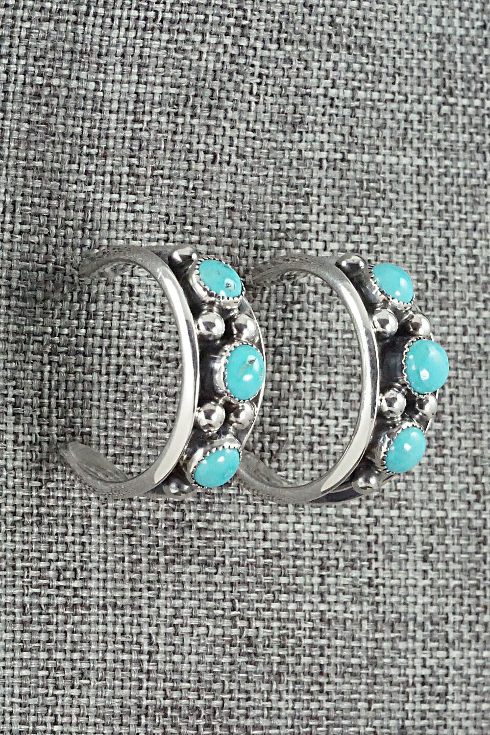 Turquoise & Sterling Silver Earrings - Paul Largo