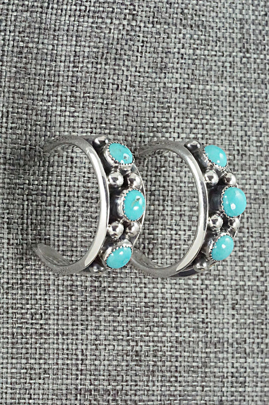 Turquoise & Sterling Silver Earrings - Paul Largo
