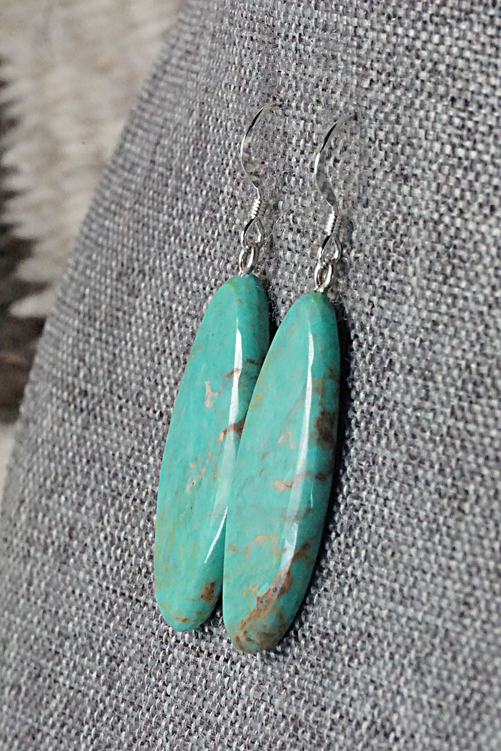 Turquoise & Sterling Silver Earrings - Tammy Nolcot