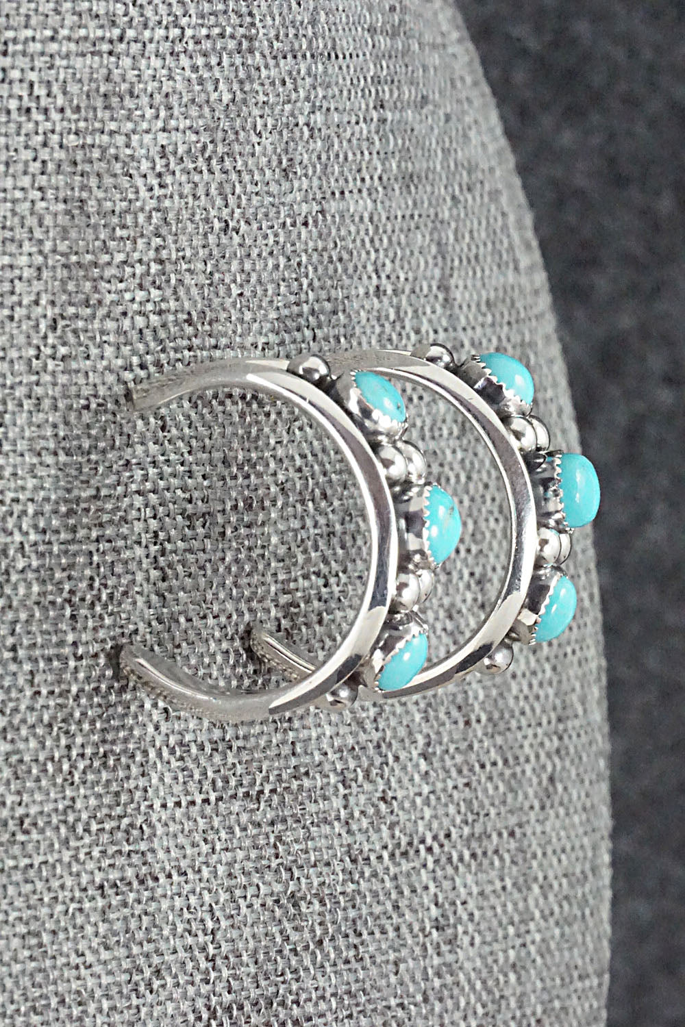 Turquoise & Sterling Silver Earrings - Paul Largo