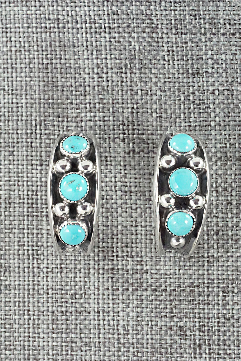 Turquoise & Sterling Silver Earrings - Paul Largo