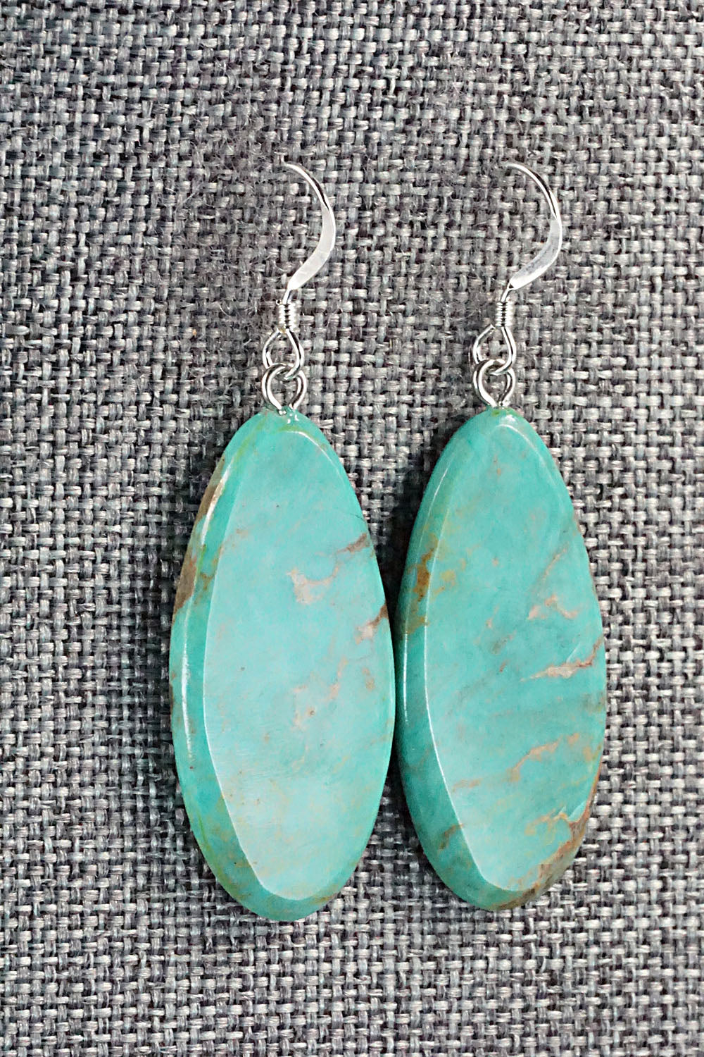 Turquoise & Sterling Silver Earrings - Tammy Nolcot