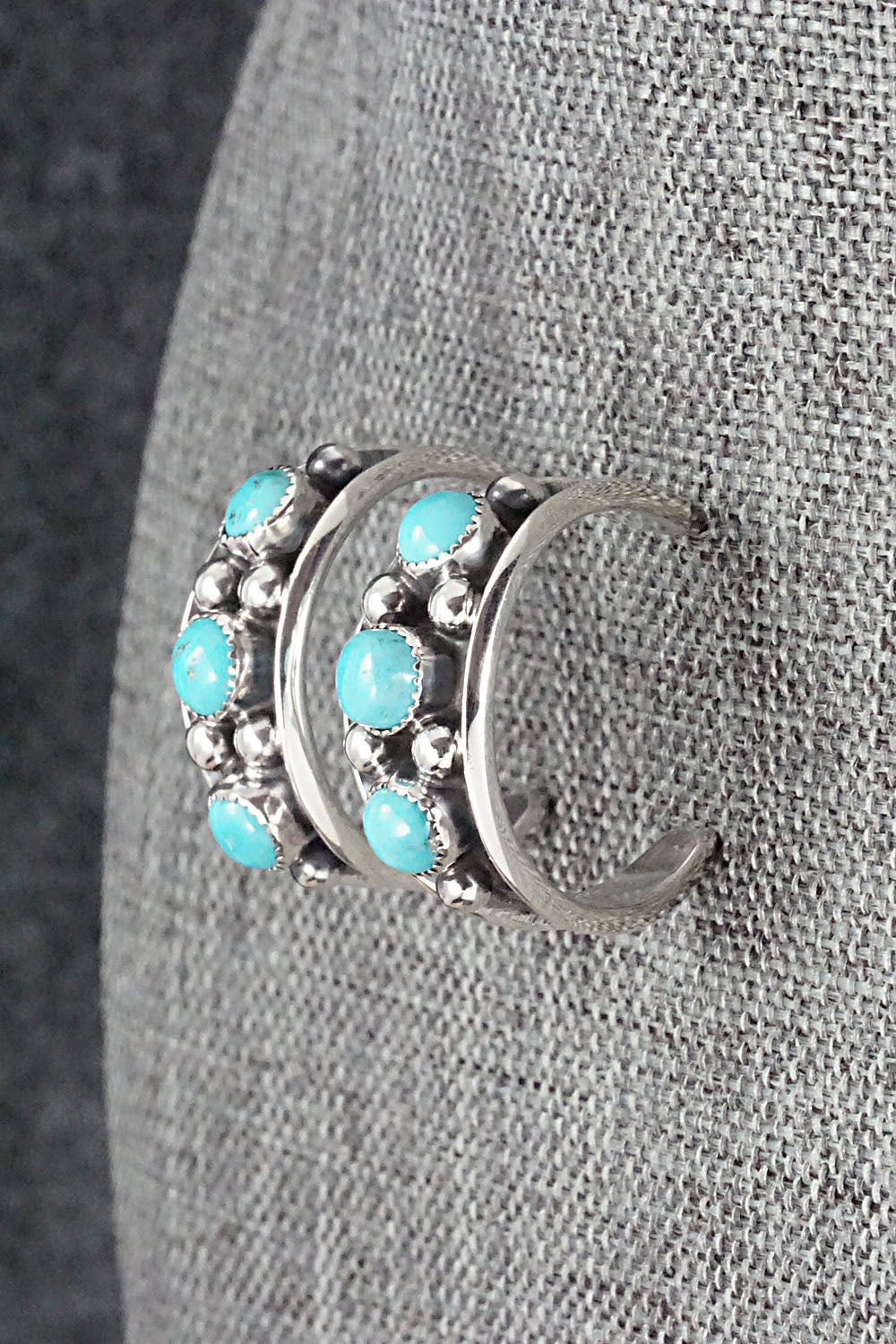 Turquoise & Sterling Silver Earrings - Paul Largo