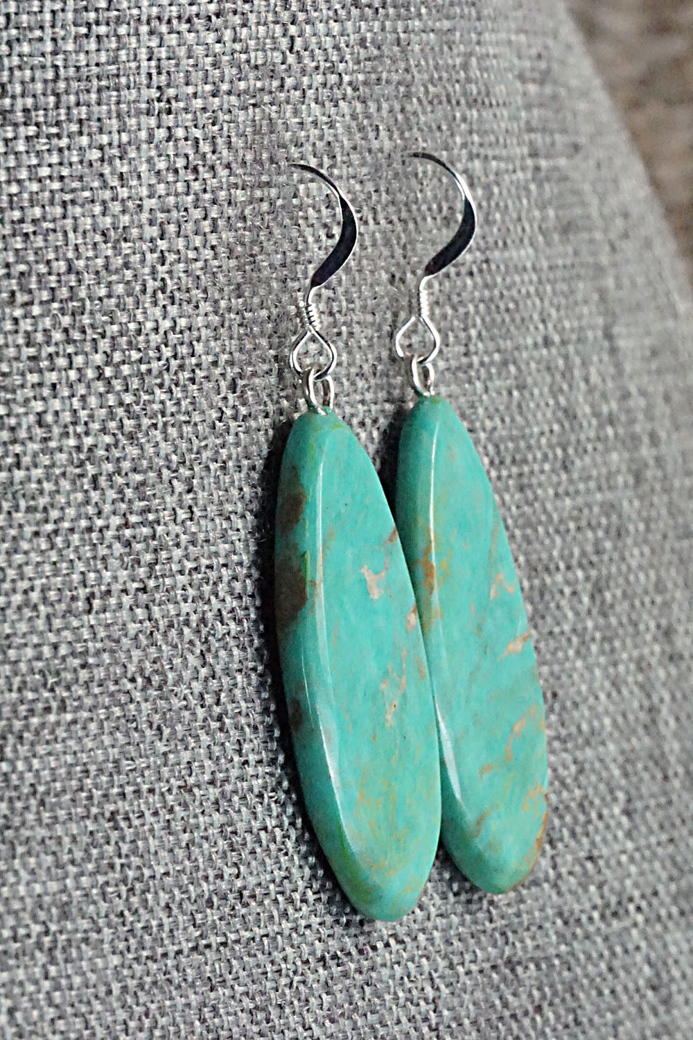 Turquoise & Sterling Silver Earrings - Tammy Nolcot