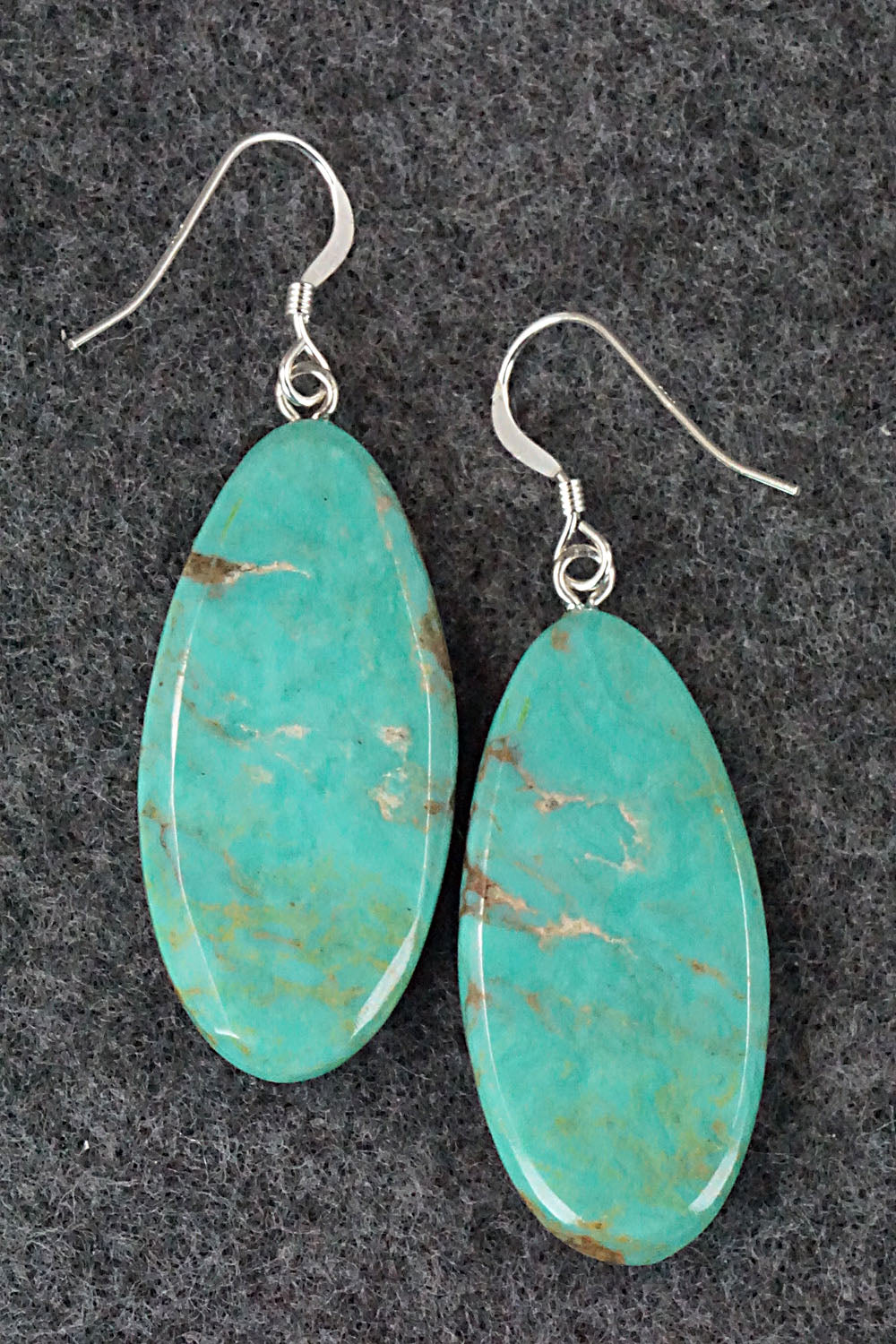 Turquoise & Sterling Silver Earrings - Tammy Nolcot