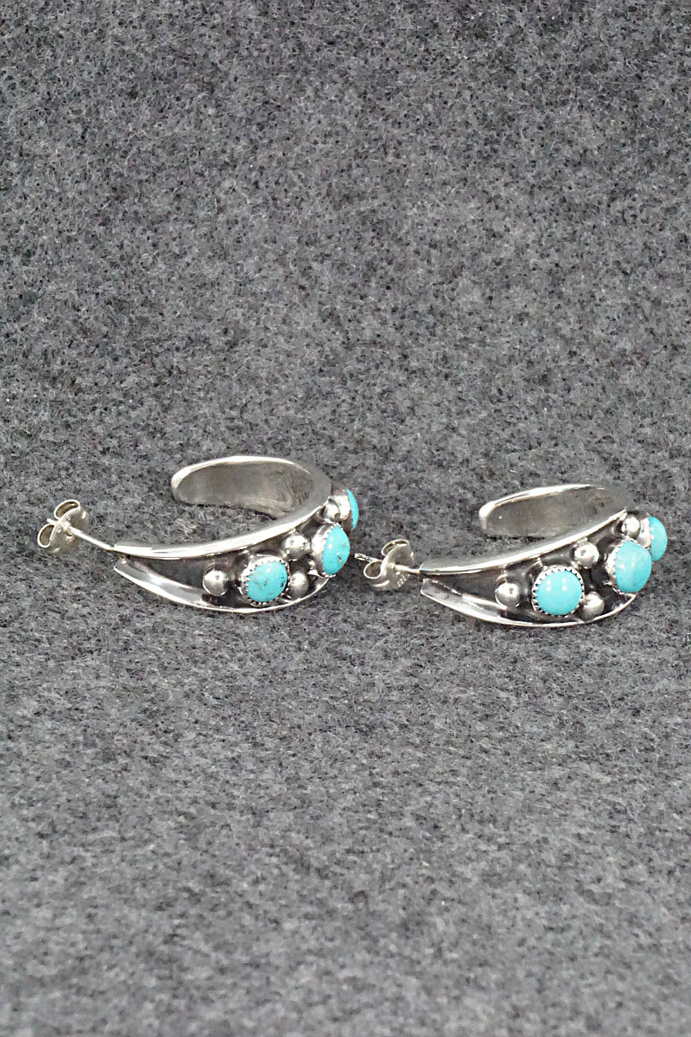 Turquoise & Sterling Silver Earrings - Paul Largo