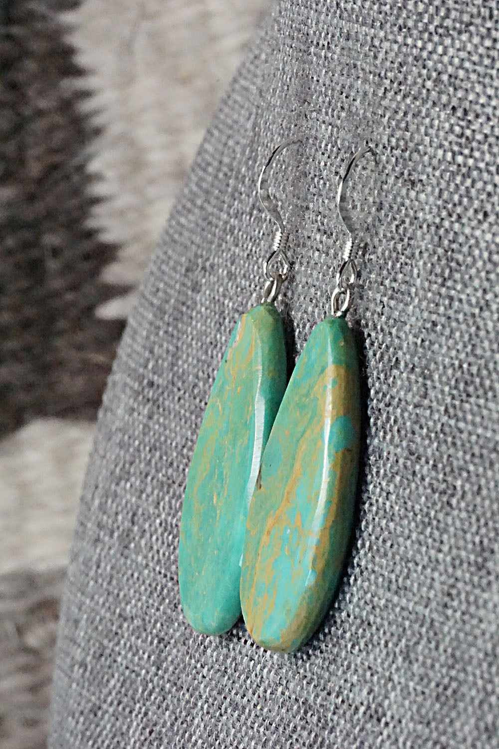 Turquoise & Sterling Silver Earrings - Tammy Nolcot