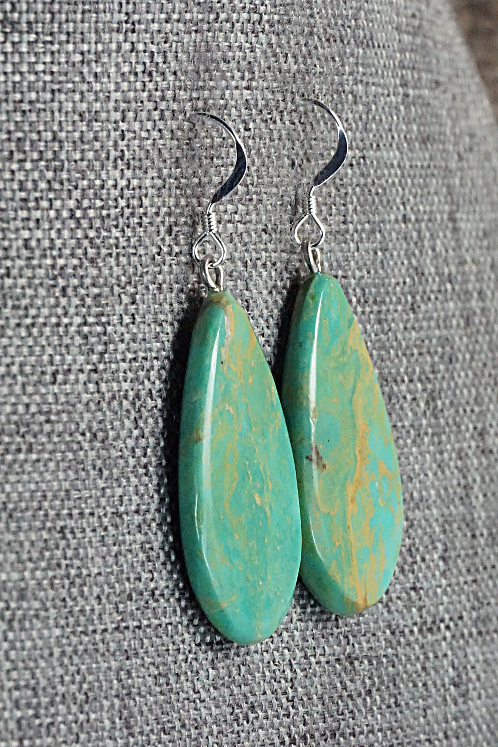 Turquoise & Sterling Silver Earrings - Tammy Nolcot