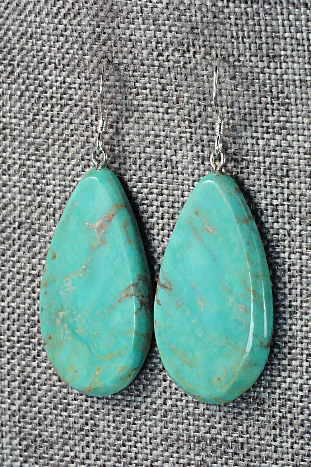 Turquoise & Sterling Silver Earrings - Tammy Nolcot
