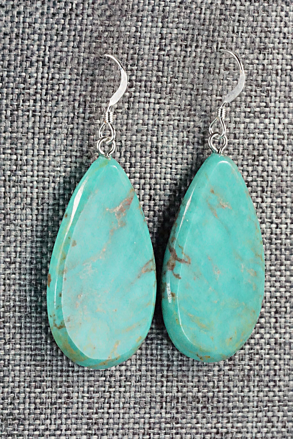Turquoise & Sterling Silver Earrings - Tammy Nolcot
