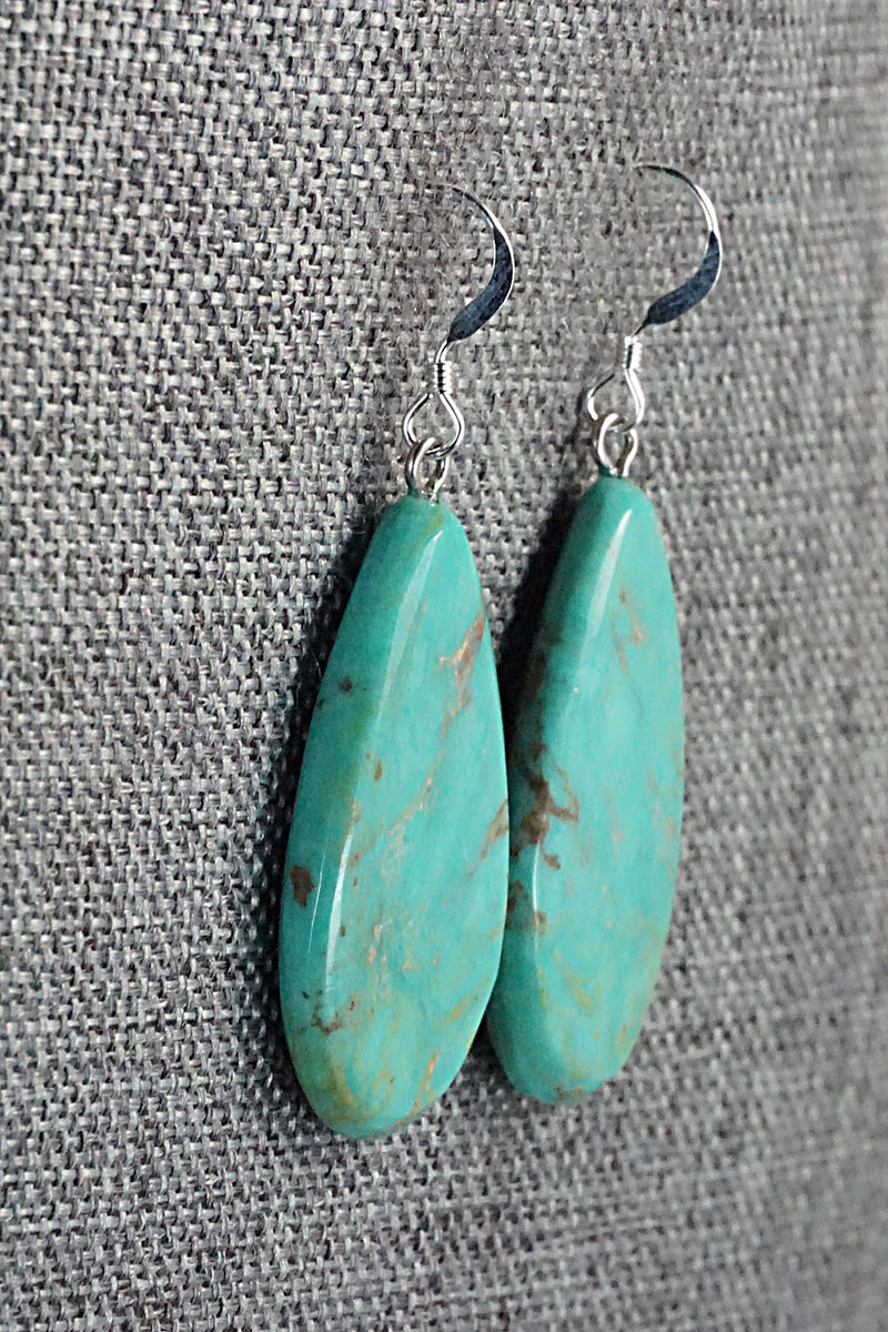 Turquoise & Sterling Silver Earrings - Tammy Nolcot