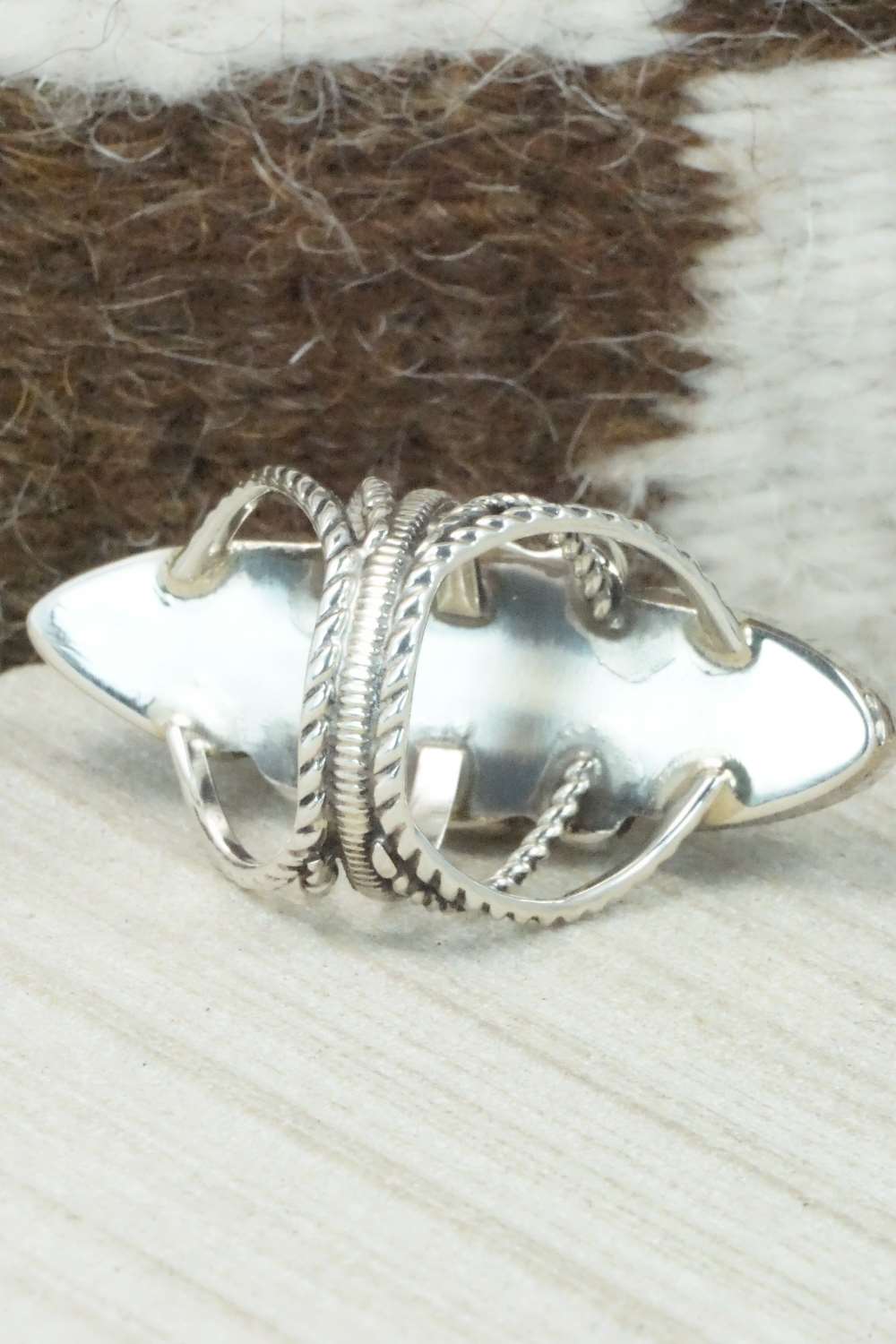 Turquoise & Sterling Silver Ring - Garrison Boyd - Size 7