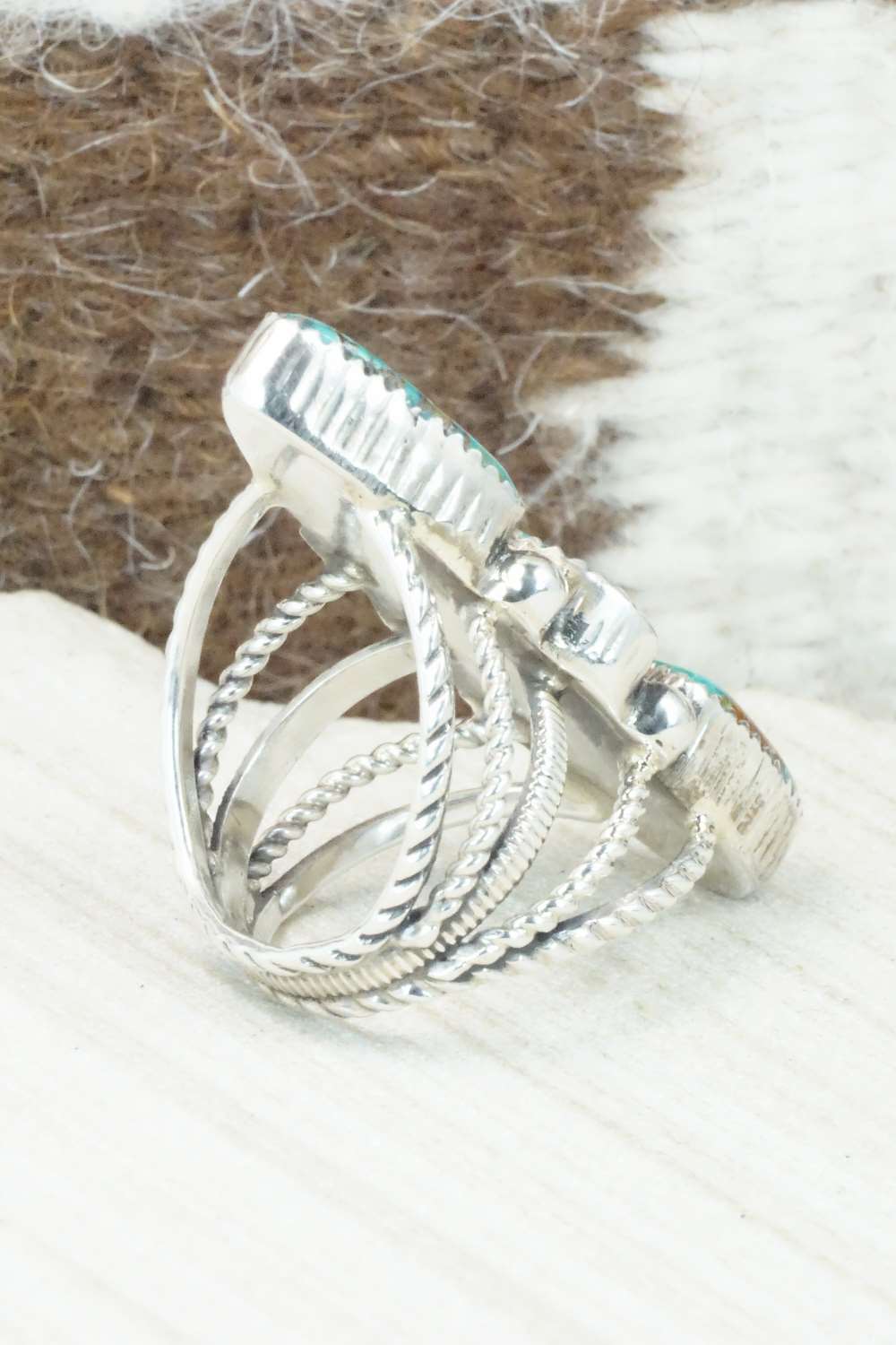 Turquoise & Sterling Silver Ring - Garrison Boyd - Size 7