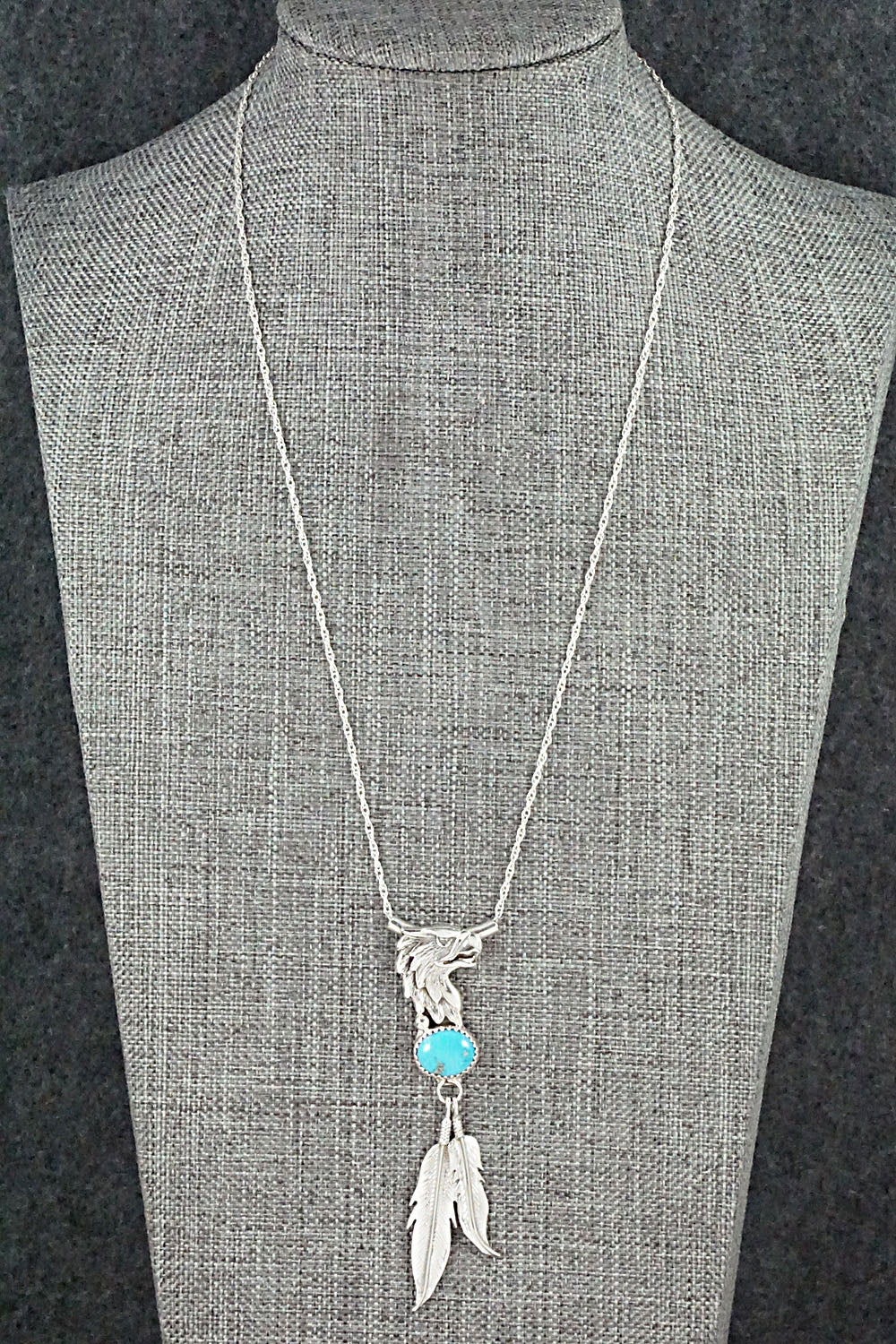 Turquoise & Sterling Silver Necklace - Sharon McCarthy
