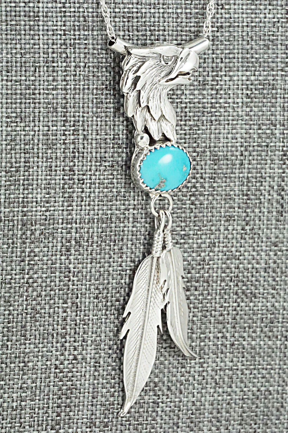 Turquoise & Sterling Silver Necklace - Sharon McCarthy
