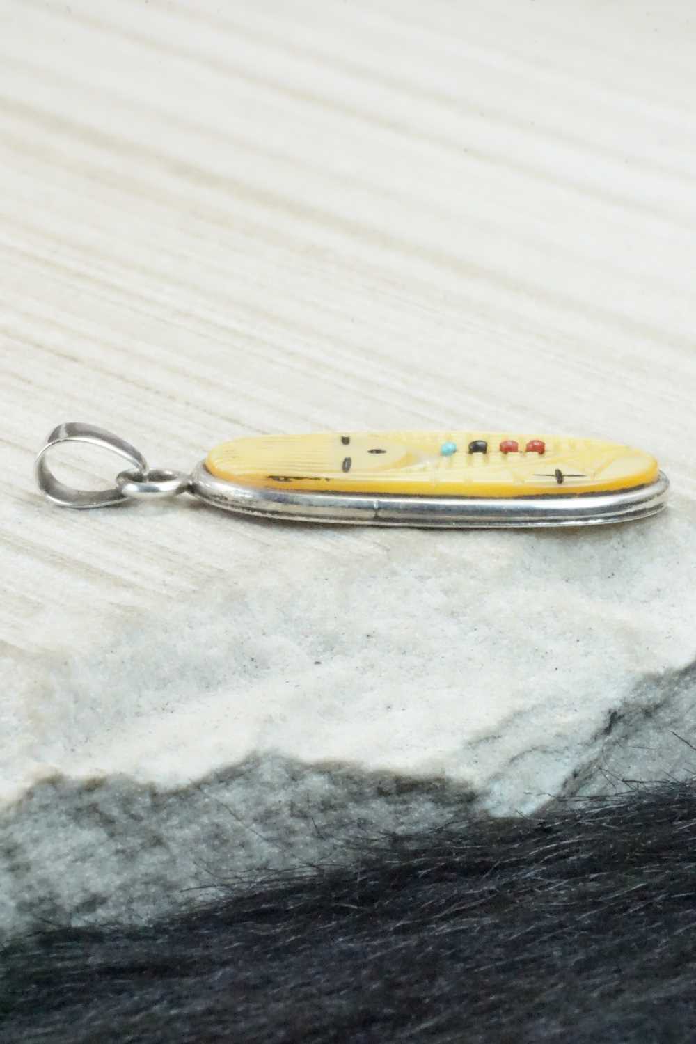 Mother of Pearl & Sterling Silver Pendant - Stuart Quandelacy