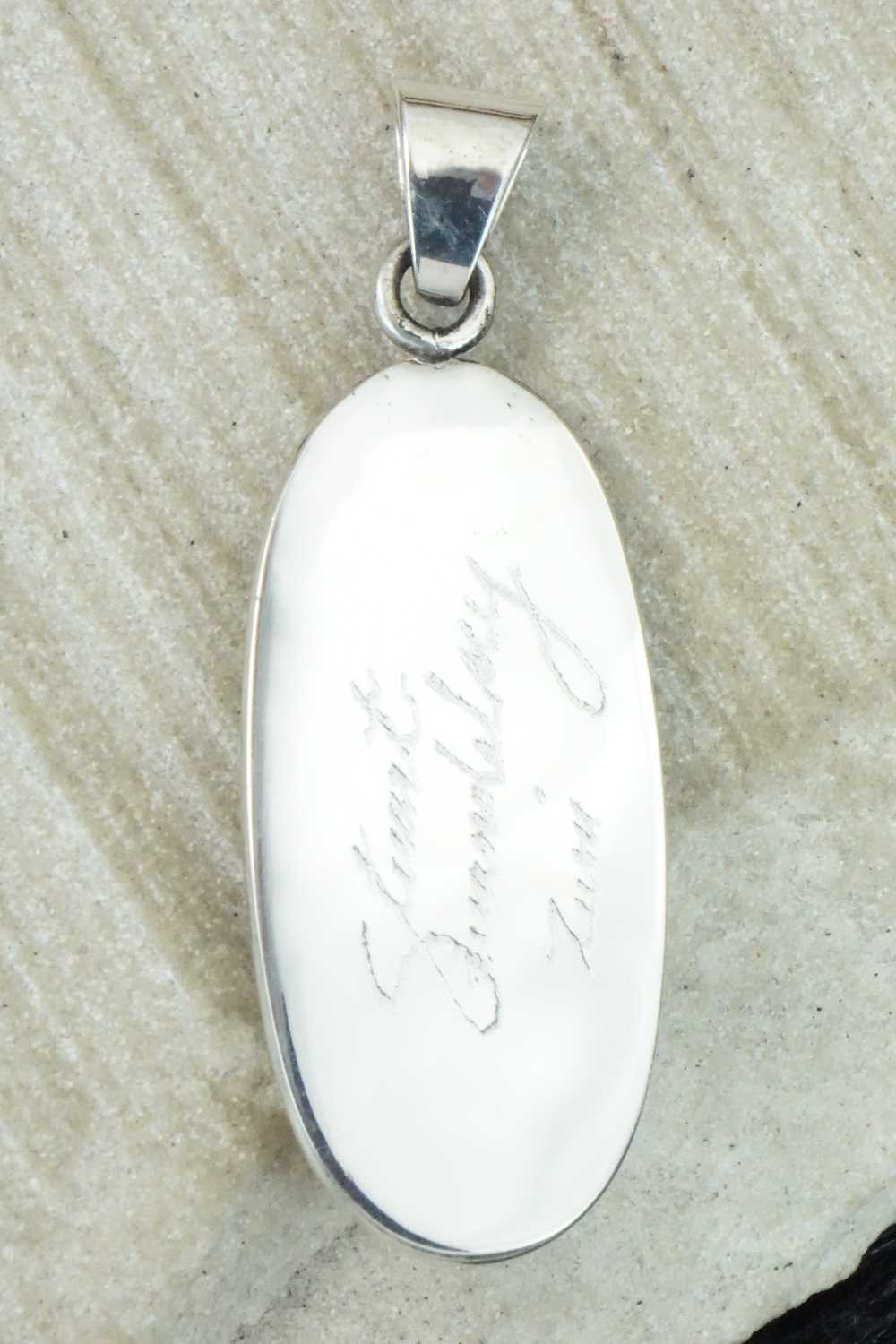 Mother of Pearl & Sterling Silver Pendant - Stuart Quandelacy