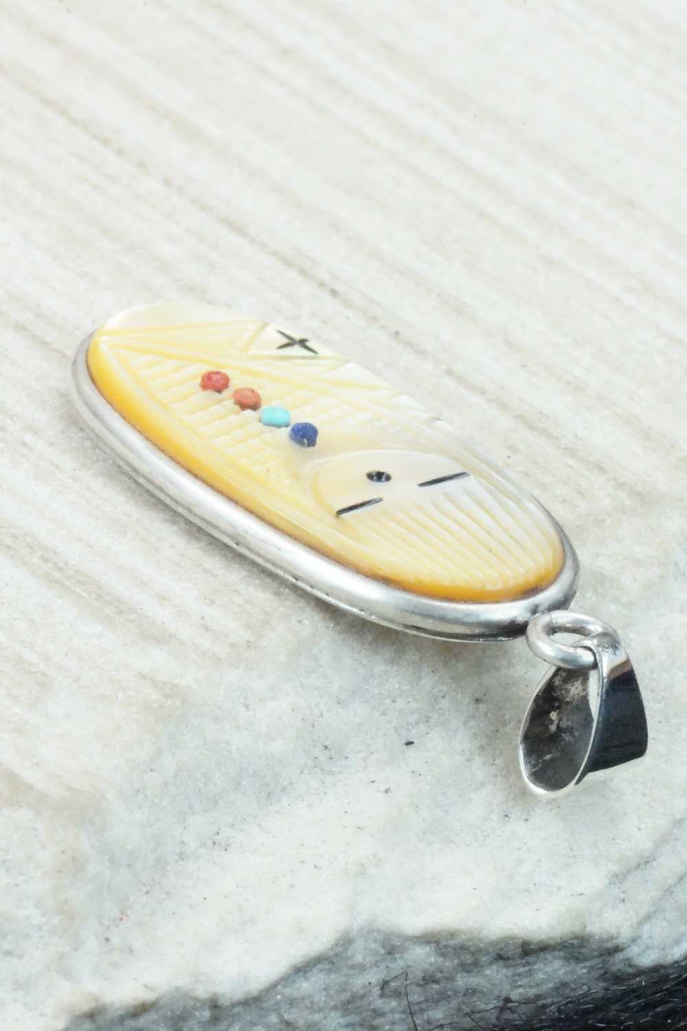 Mother of Pearl & Sterling Silver Pendant - Stuart Quandelacy