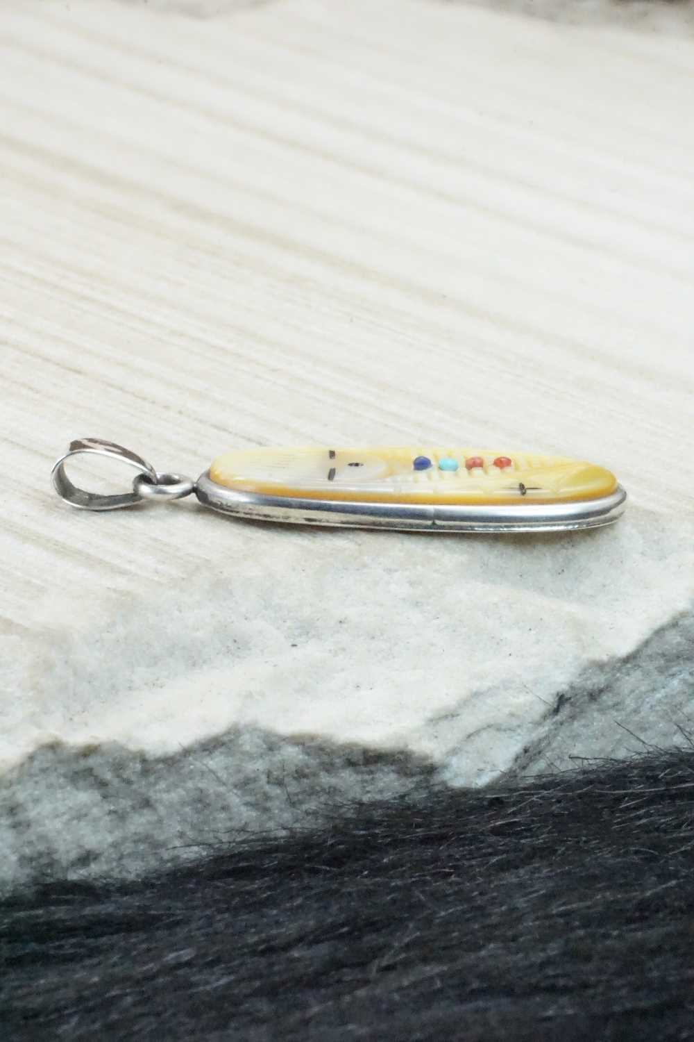 Mother of Pearl & Sterling Silver Pendant - Stuart Quandelacy