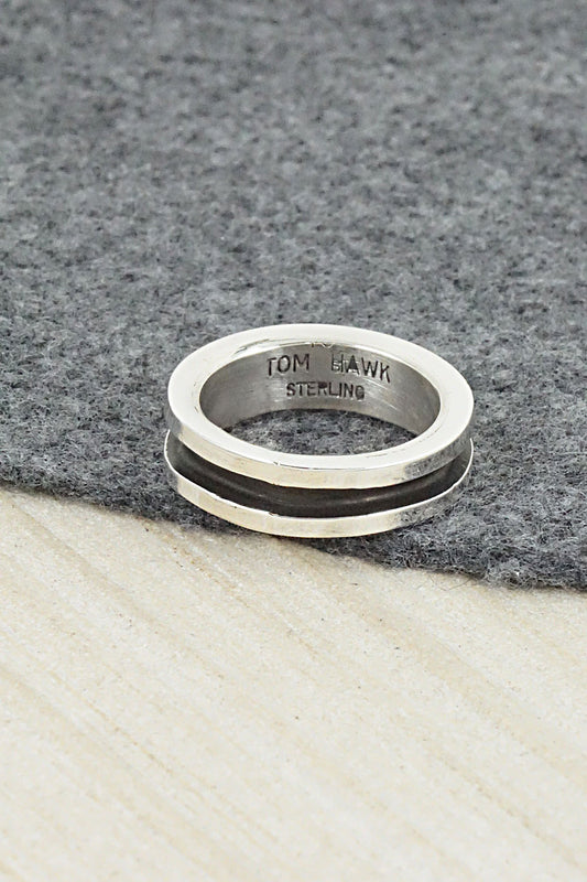 Sterling Silver Ring - Tom Hawk - Size 8.5