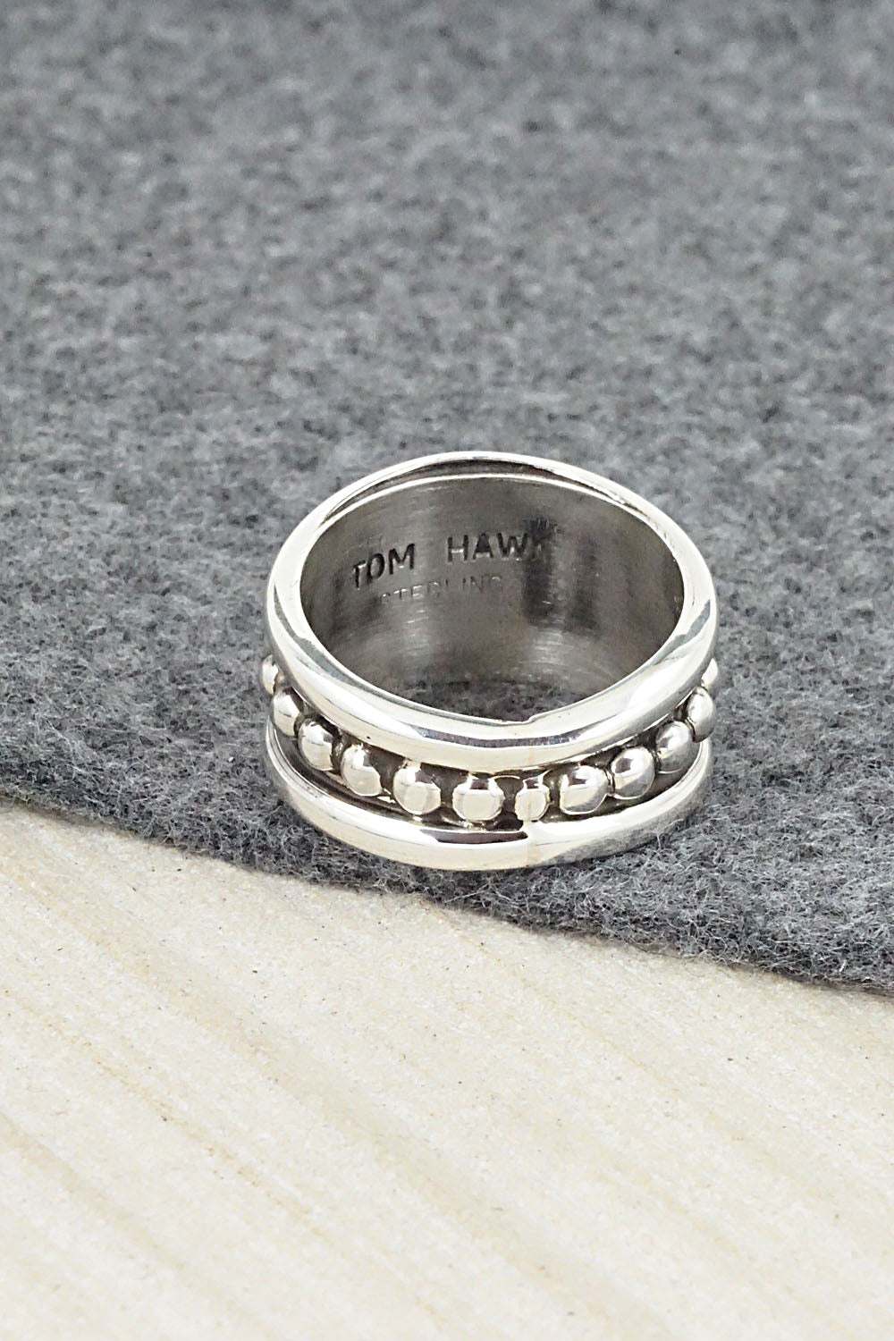 Sterling Silver Ring - Tom Hawk - Size 9.5