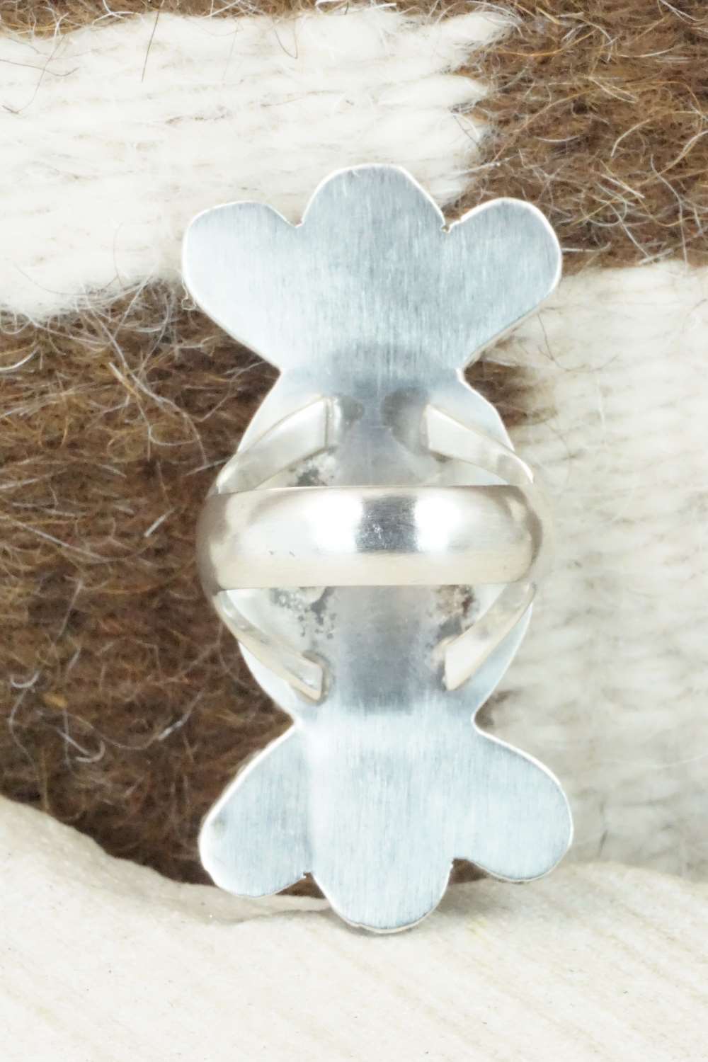 Turquoise & Sterling Silver Ring - Size 6.5
