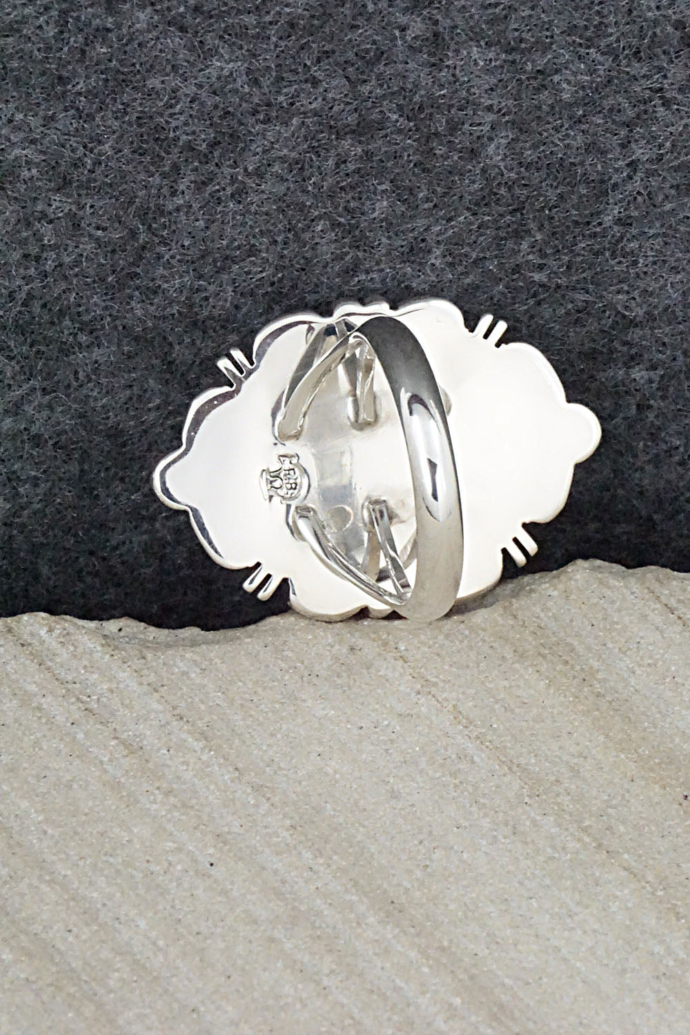 Turquoise & Sterling Silver Ring - Daniel Benally - Size 7