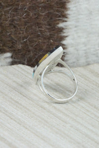 Multi Stone & Sterling Silver Ring - Cleo Kallestewa - Size 6.25
